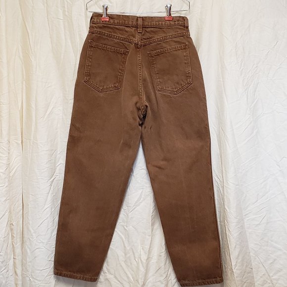 🍁Original Land's End Brown colored 100% cotton jean. - Picture 2 of 7